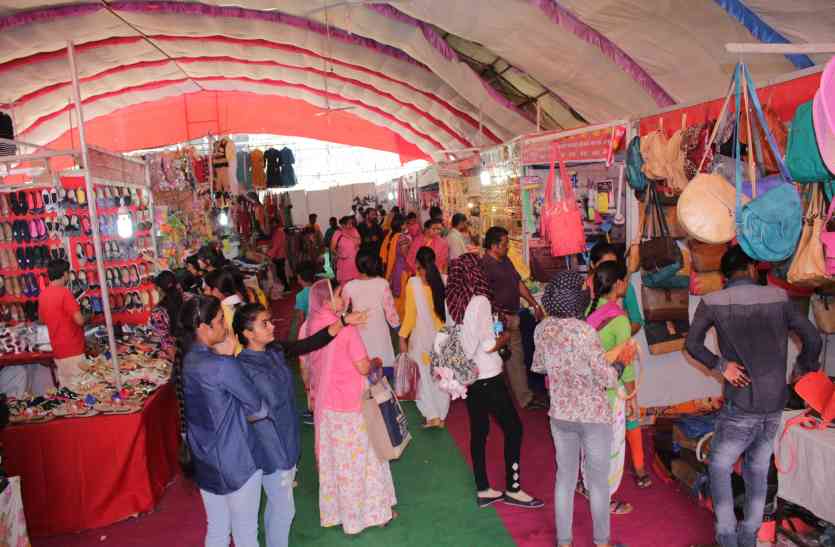 jodhpur festival 2017 राजस्थान पत्रिका के जोधपुर फेस्टिवल में खरीदारी के प्रति उत्साह, मेले में भर रहे लोग खुशियों से थैले..