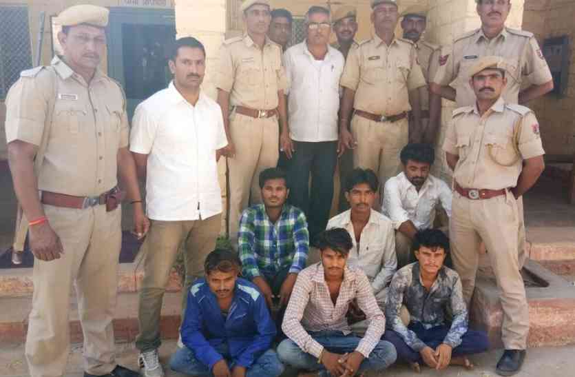 Jaisalmer patrika Crime news Jaisalmer- बंद मकान, बाइक व बकरा चोरी के मामले में छह गिरफ्तार