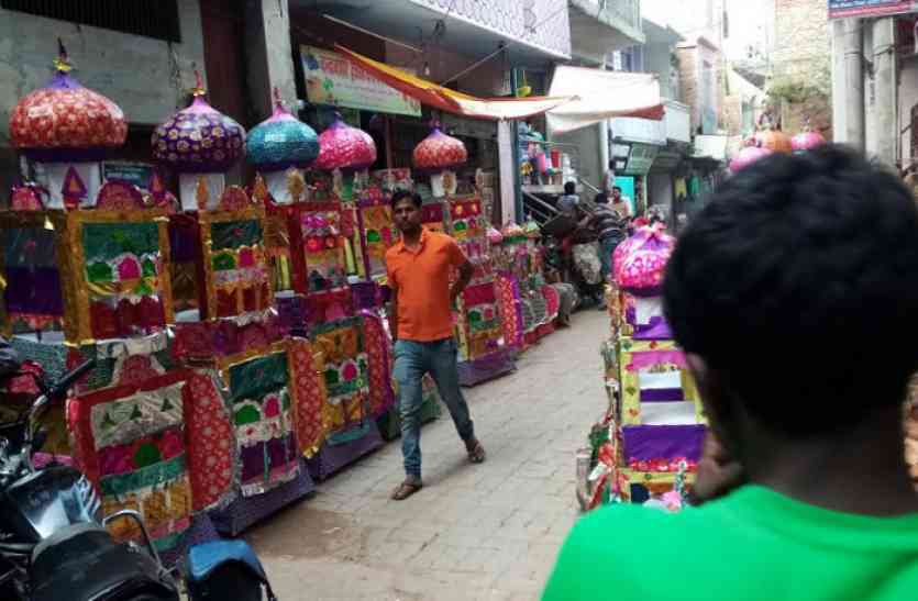 Tajia आस्था पर भारी पड़ रहा GST, त्योहारों का रंग हुआ फीका
