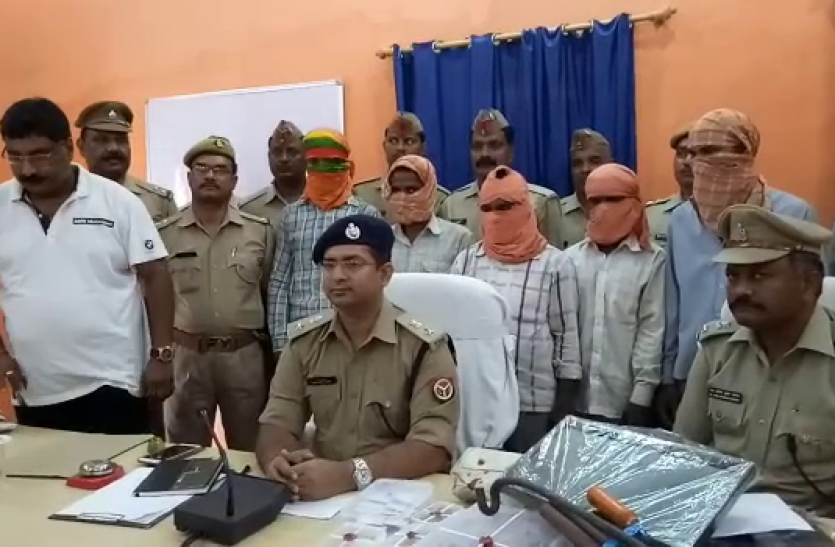 Crime Scene बनारस का टाॅप टेन अपराधी हरगेन व उसके पांच साथी जौनपुर में गिरफ्तार