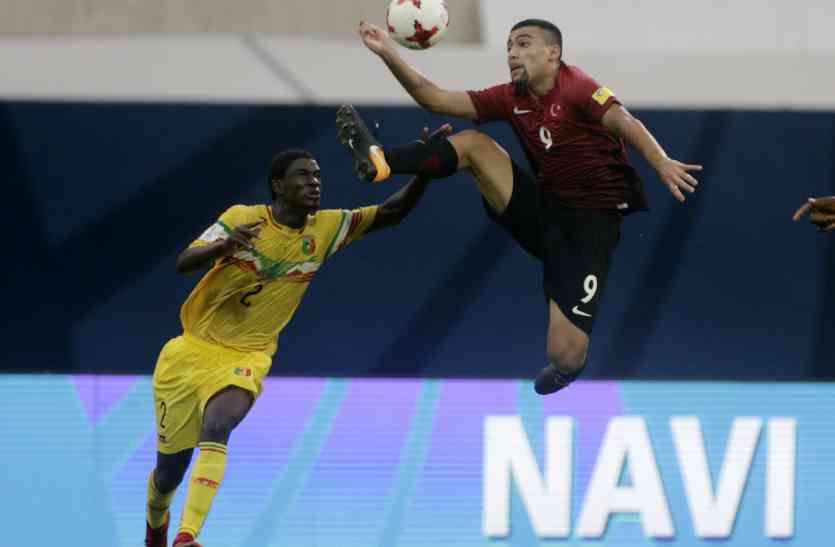 under 17 football world cup माली ने तुर्की को रौंदा, अमरीका मुश्किल से जीता