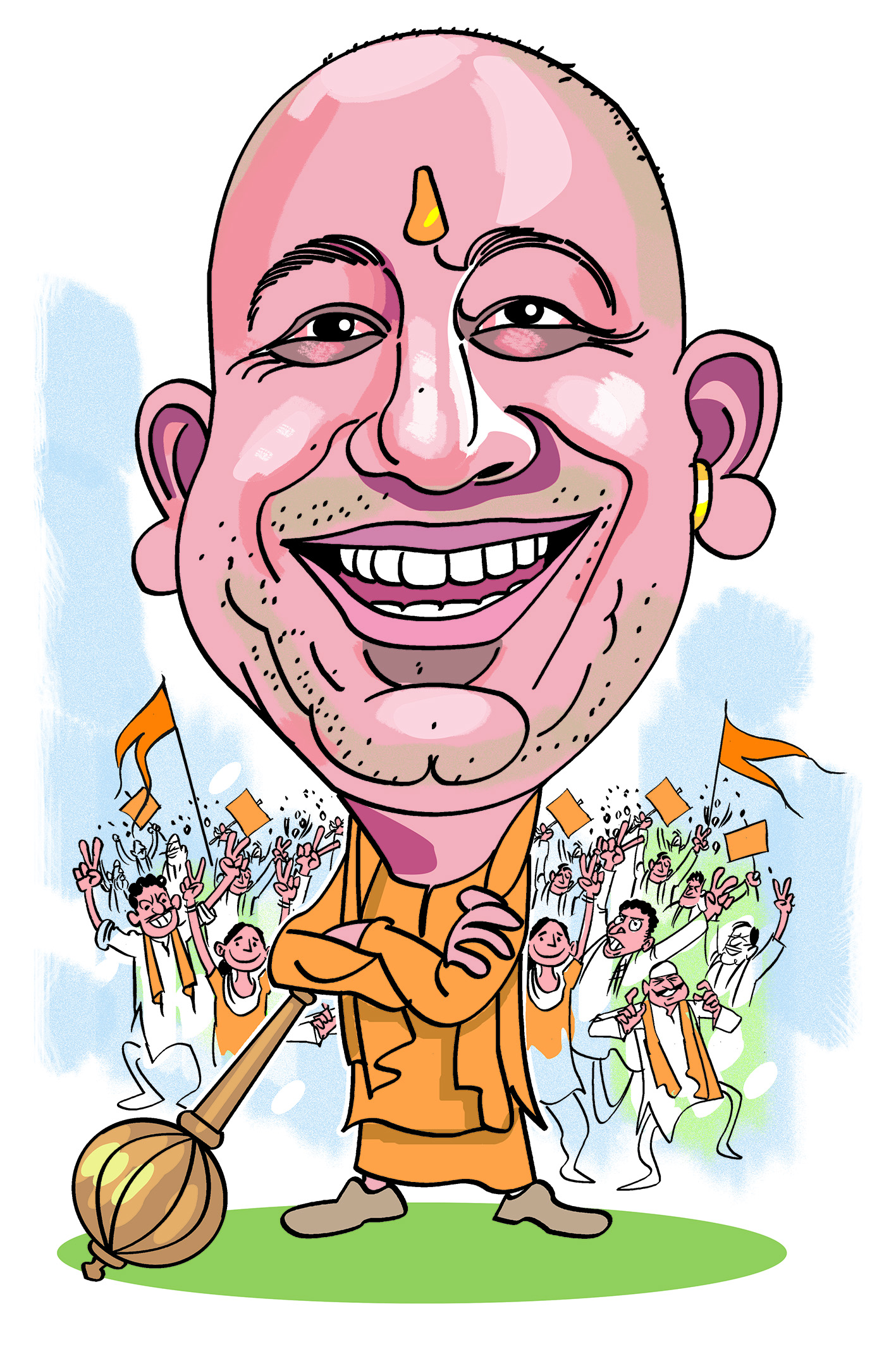 Yogi Adityanath is representing BJP as a new Hindutva face | भगवा नायक  | Patrika News