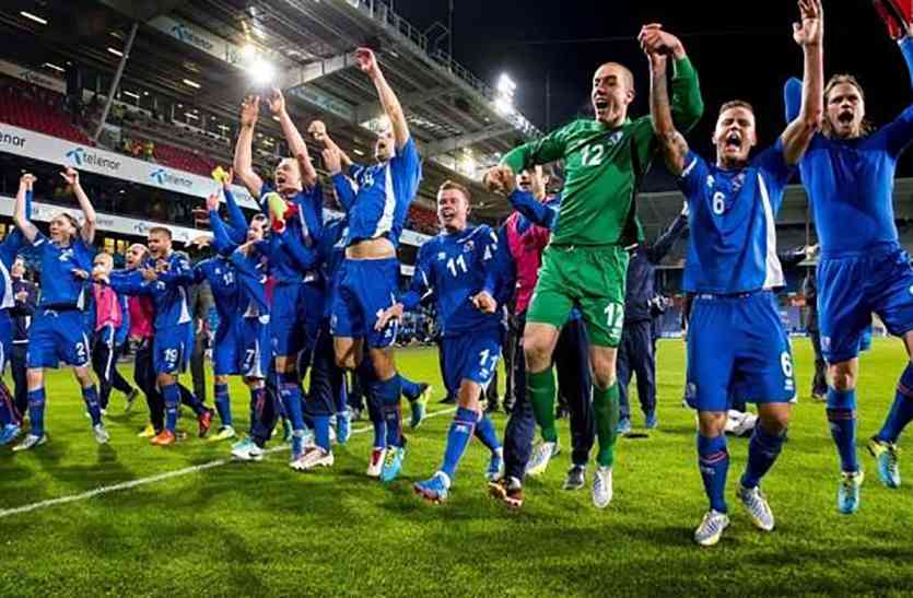 iceland महज सवा तीन लाख की आबादी वाले इस देश ने फीफा विश्व कप में प्रवेश कर रचा इतिहास