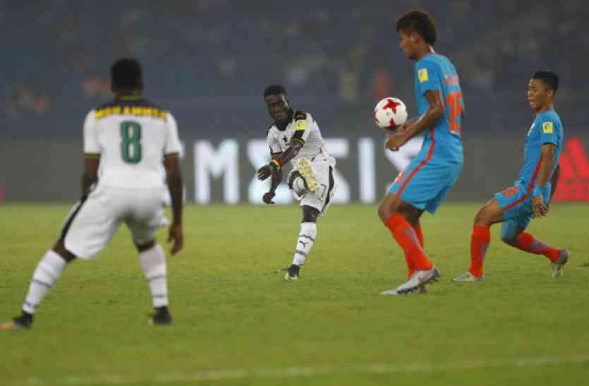 FIFA U17 Worlc Cup: India Lost its Last MAtch Against Ghana with 0-4 फीफा अंडर-17 विश्व कप में 4-0 की हार के साथ खत्म हुआ भारतीय सफर