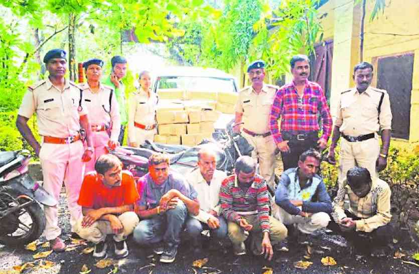chhindwara आबकारी ने जब्त की अस्सी हजार की शराब