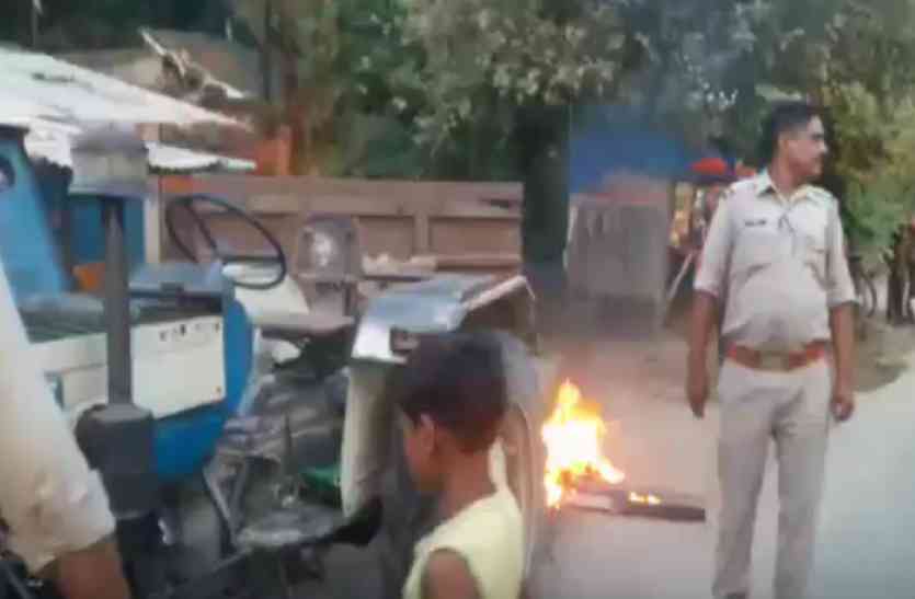 bahraich दबंगों ने थाने के सामने जमकर खेला खूनी खेल, पुलिस व्यवस्था दिखी फेल