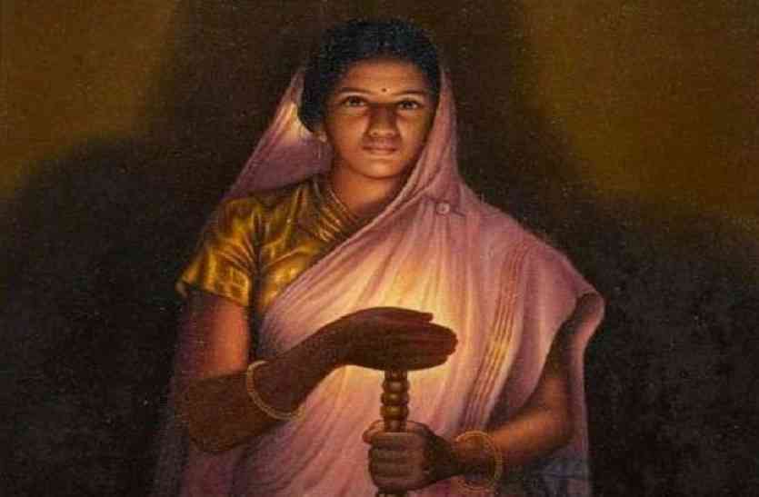 Why cant we see the wife of Raja Ravi Varma in his paintings? राजा रवि वर्मा के चित्रों में कभी उनकी पत्नी क्यों नहीं दिखाई दीं?