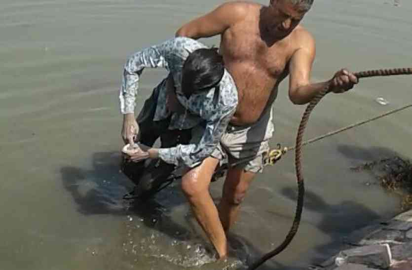 Death due to drowning सुजानदेसर ट्रीटमेंट प्लांट में मिला लापता युवक का शव