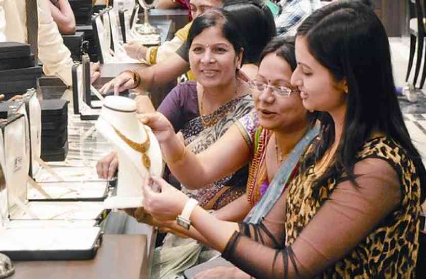 Dhanteras 2017, dhanteras 2017 - केसरिया सोने में गढ़ा सराफे का भरोसा