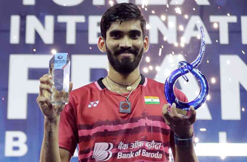 srikant wont the french open title श्रीकांत के नाम एक और खिताब, फ्रेंच ओपन विजेता