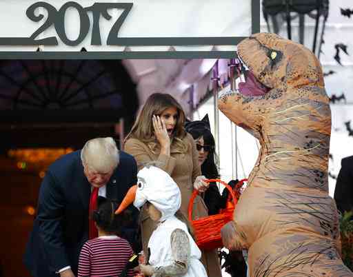 President Donald Trump,halloween party, President Donald Trump,halloween party,