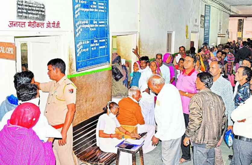doctors Strike udaipur चिकित्सकों की हड़ताल से उदयपुर में लडखड़़ाई चिकित्सा व्यवस्था, सब जगह बिगड़े हालात