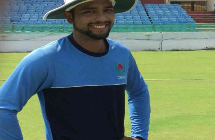 Rishabh Tiwari ऋषभ तिवारी ने ठोका कॅरियर का पहला शतक, रणजी में छत्तीसगढ़ की पकड़ मजबूत