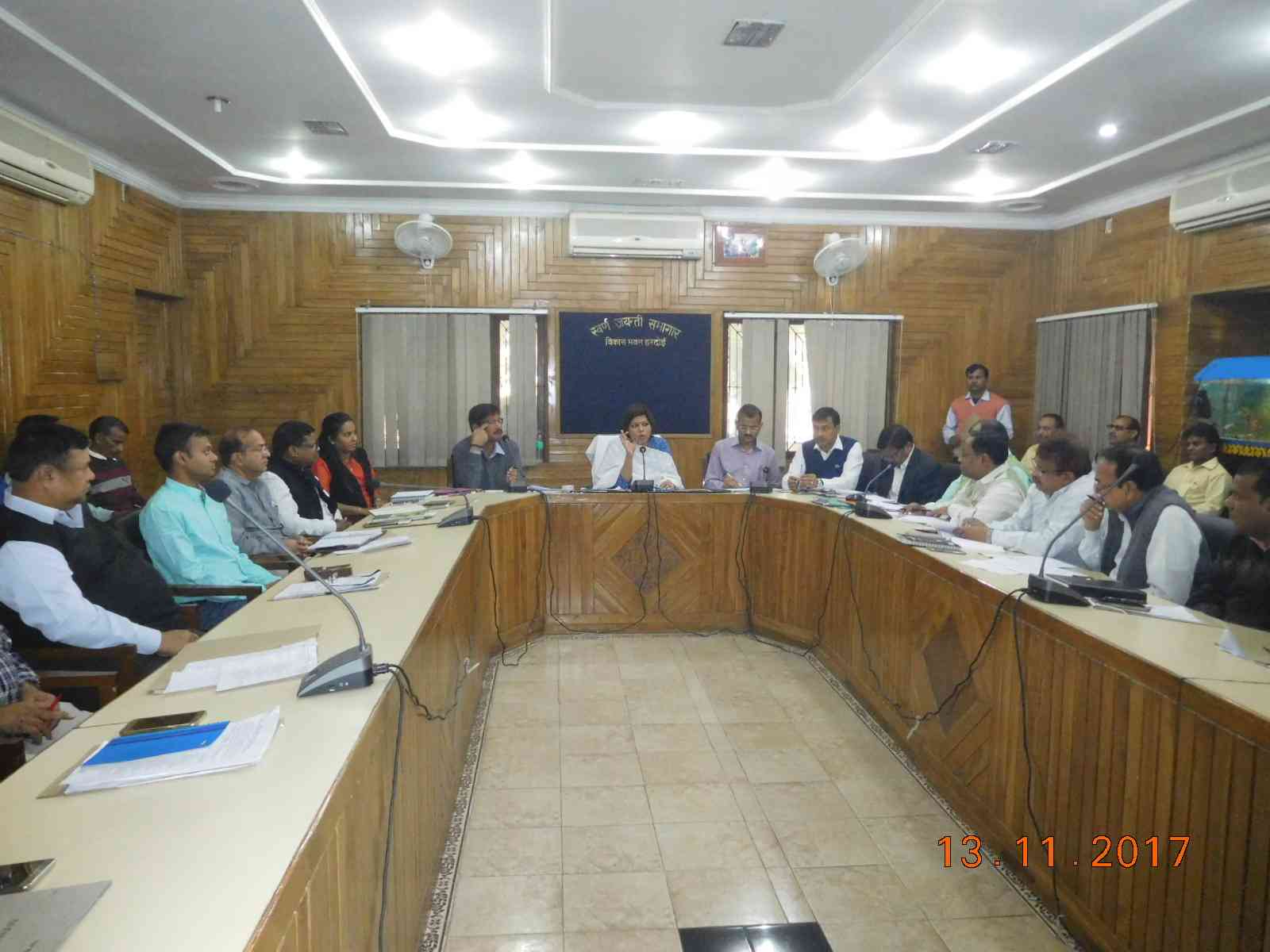 Hardoi DM Shubhra Saxena Review Meeting
