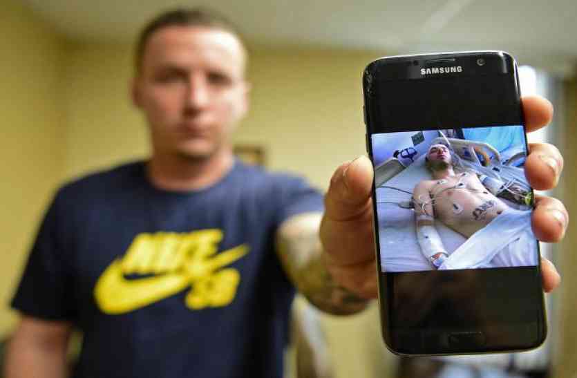 Mobile addiction: death when talk on mobile Mobile पर बात करते-करते आ गई मौत पर बेखबर रहा यह शख्स