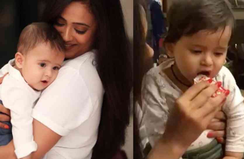 shweta tiwari जब श्वेता तिवारी के बेटे ने पहली बार चखा कैचअप...VIDEO VIRAL!!!
