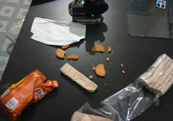 Eeaten biscuits