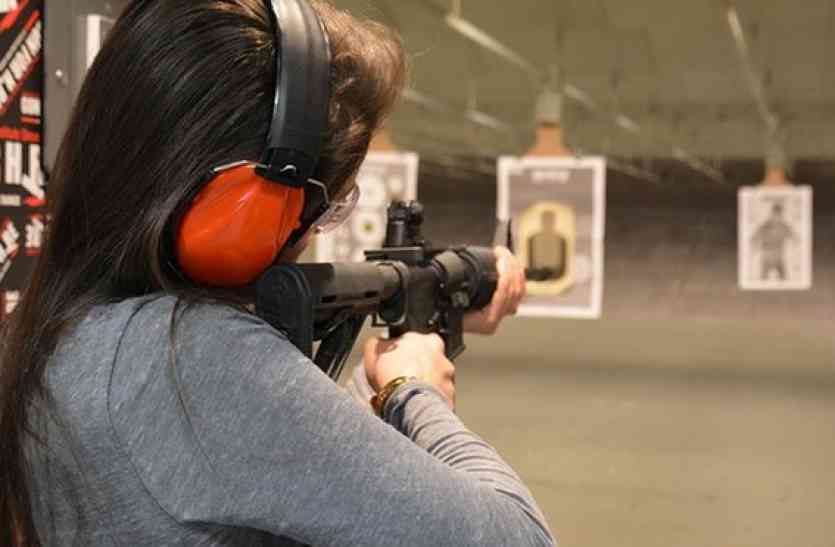 electronic shooting range कोलकाता में खुला ओलंपिक स्तर का इलेक्ट्रॉनिक शूटिंग रेंज
