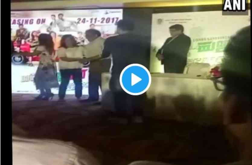 Karnatak, congress mla dance video विधानसभा सत्र छोड़ महिला के साथ डांस कर रहे थे कांग्रेस विधायक, वीडियो वायरल