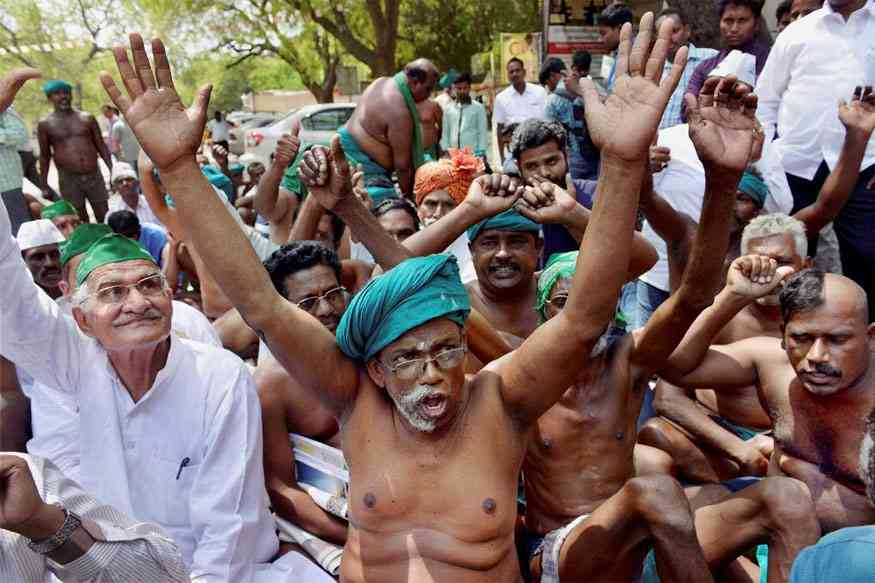 farmers protest in Delhi
