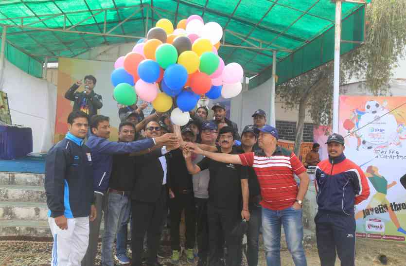 pie school olympics udaipur PIE SCHOOL OLYMPICS : उदयपुर के पहले स्कूल ओलम्पिक का भव्य आगाज, 5 दिन तक रहेगी धूम, video