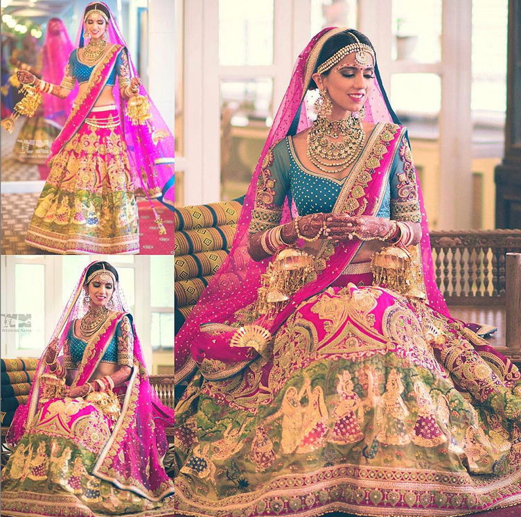 Dulhan on sale ki lehenga