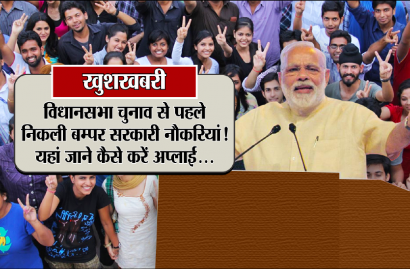 job in india विधानसभा चुनाव से पहले निकलीं बंपर सरकारी नौकरियां, यहां जानें कैसे करें अप्लाई