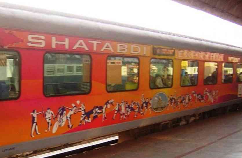 Shatabdi express शताब्दी एक्सप्रेस के पहिए से निकला धुआं