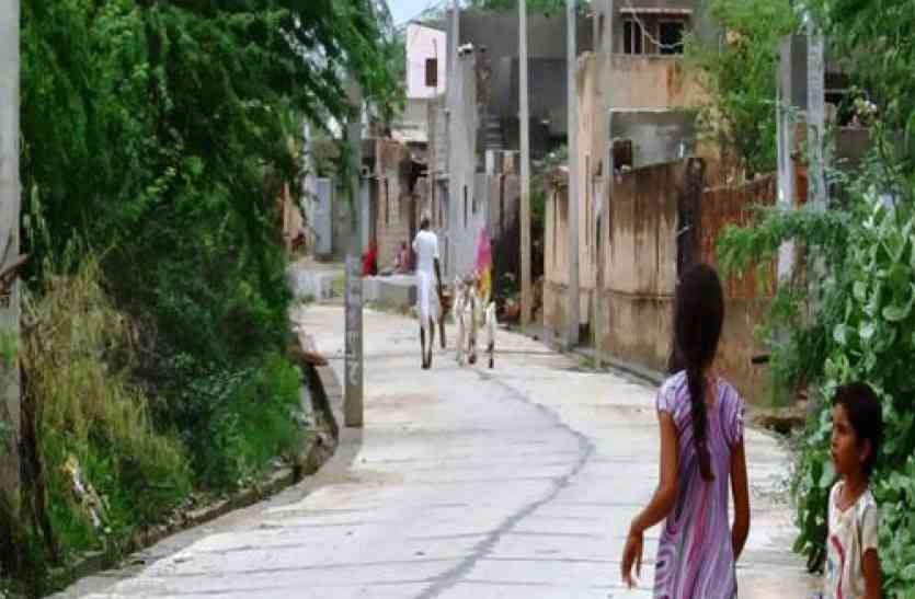 developing area,Gaurav Path,Prime Minister Road Planning,udaipur latest hindi news, गुड़ेल में हर साल चंदा और श्रमदान कर सडक़ न सुधारें तो दुश्वार हो जाए आना-जाना