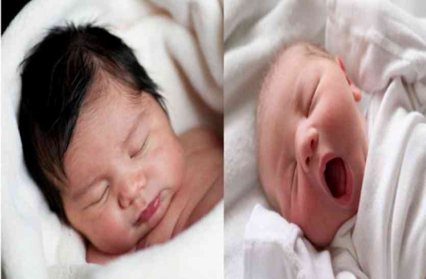 new born baby जन्म से ही बेबी के सिर पर होते है ज्यादा या कम बाल, जानिये इसके पीछे का राज