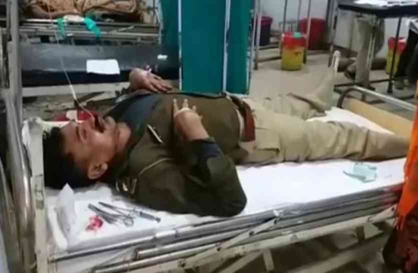 up crime बेखौफ बदमाश ने पुलिस पर की ताबड़तोड़ फायरिंग, दरोगा को मारी गोली