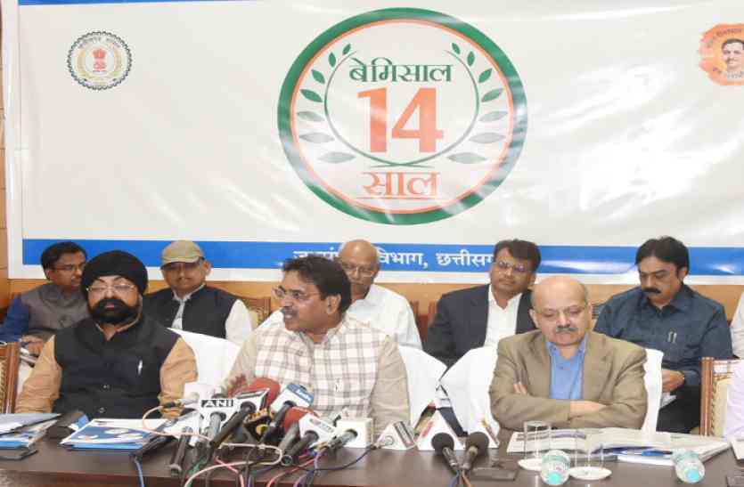 CG Minister Rajesh Munat रमन के मंत्री मूणत ने पेश किया अपने विभाग का रिपोर्ट कार्ड, गिनाई ये उपलब्धियां