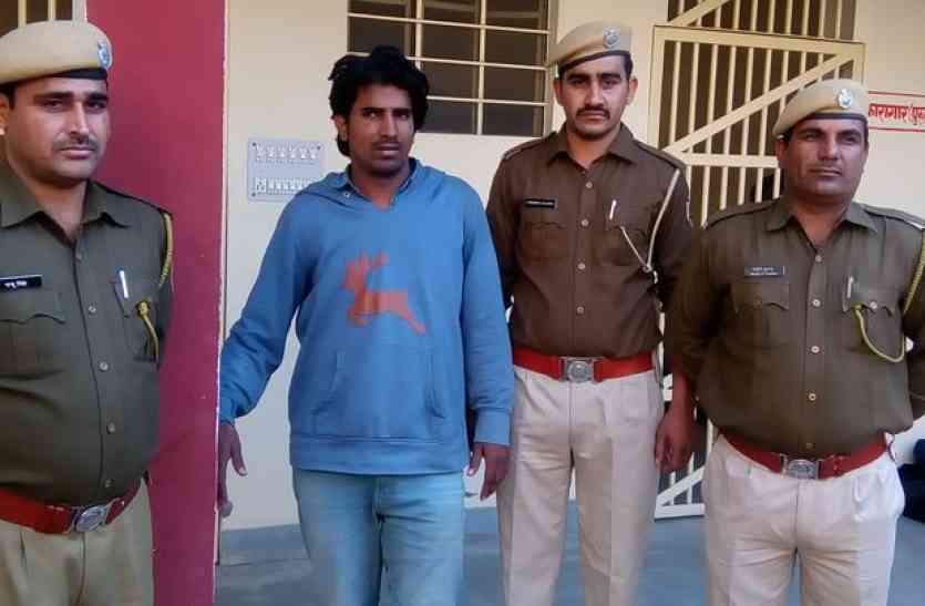 Madiya arrested for murder of Mahendra Gonda in churu महेन्द्र गोदारा हत्याकांड का आरोपित मदिया गिरफ्तार