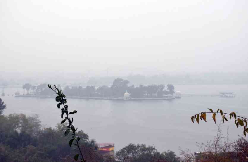 winter weather in udaipur मावठ, कोहरे और सर्द हवा की चपेट में मेवाड़, रात जितना ठंडा दिन
