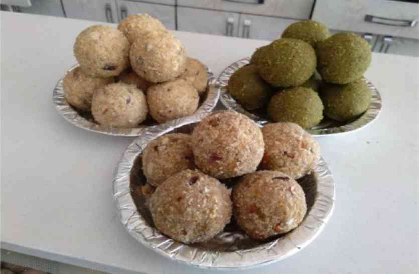 patrika video Taste of malwa: मैथीदाना, बाजरा और अजवाइन के लड्डुओं में छुपा है स्वाद के साथ सेहत का खजाना