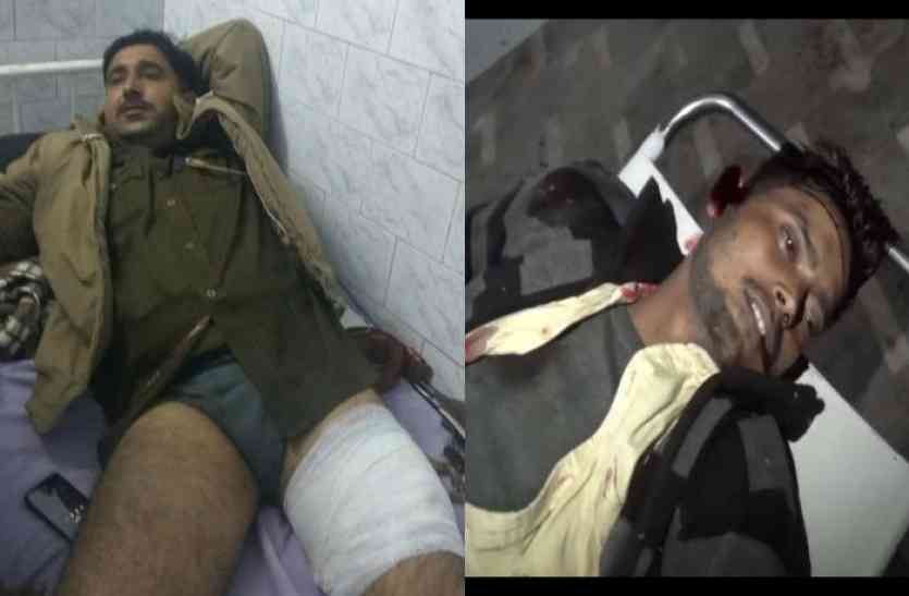 Police encounter पुलिस की बदमाशों से मुठभेड़, 75 हजार का इनामी रमजानी ढेर
