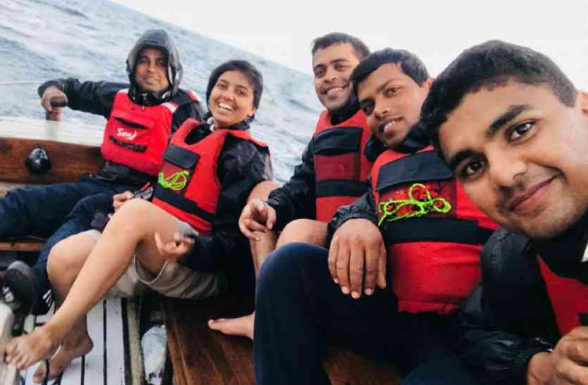 This lady officer collided with Lee OKee Storm इस लेडी अफसर ने ली ओखी तूफान से टक्कर, समुद्र के रास्ते पहुंची मुंबई से गोवा