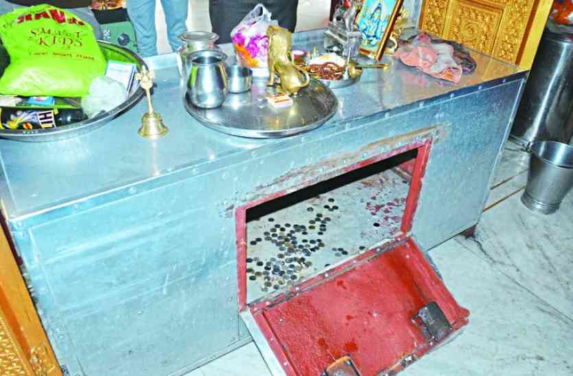 Theft,gadh mandir barmer,arrested बाड़मेर के गढ़ मंदिर में इस तरह दिया चोरी को अंजाम ,सीसीटीवी में कैद, पांच घंटे में ही आरोपित पकड़ा गया