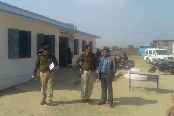Police officers in school