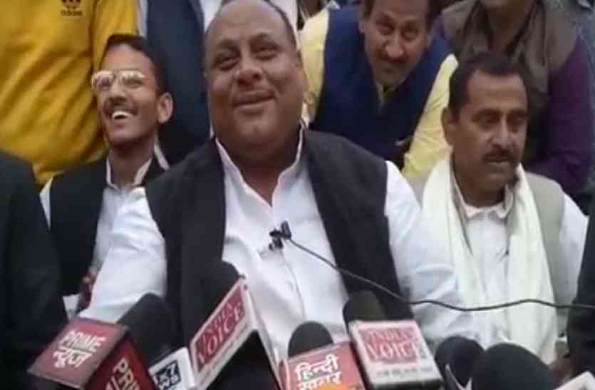 Former minister Vinod Singh पूर्व मंत्री विनोद सिंह ने भाजपा को बताया बड़ा राक्षस