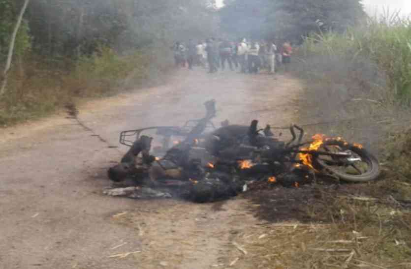 Two people killed alive in Sitapur दर्दनाक हादसा: हाईटेंशन लाइन से दो लोग जिंदा जले