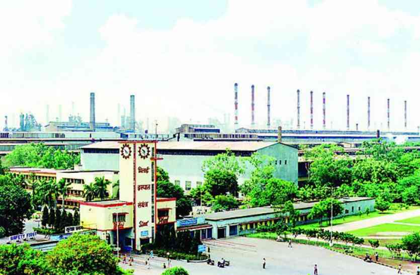 Bhilai Steel Plant Breaking बीएसपी के कन्वेयर बेल्ट में