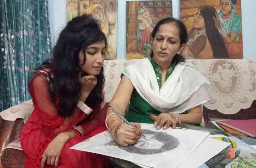 artist sudha khandelwal video : पेंटिंग का शौक ही बन गया इनकी साधना, रिमोट एरिया में बच्चों को भी दी नि:शुल्क कला दीक्षा
