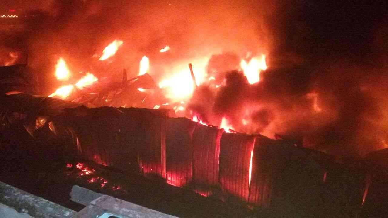 fire in factory