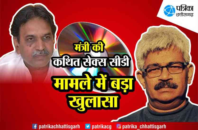 CG news मंत्री की कथित सेक्स सीडी मामले में बड़ा खुलासा, ब्लैकमेलर ने मांगे थे 50 करोड़ और ये सब