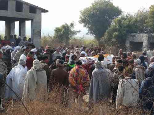 martyr Constable ankit tomar funeral in baghpat