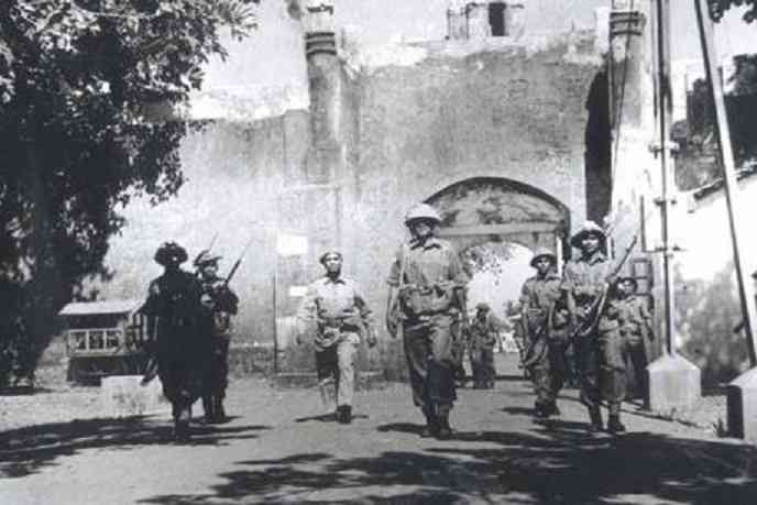 Movement to liberate Goa war with gun on the head