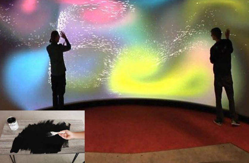 mellon university touchscreen color paint in Ces 2018 CES 2018 में आया गजब का कलर पेंट! कहीं भी लगाते ही बन जाती है टचस्क्रीन डिस्पले