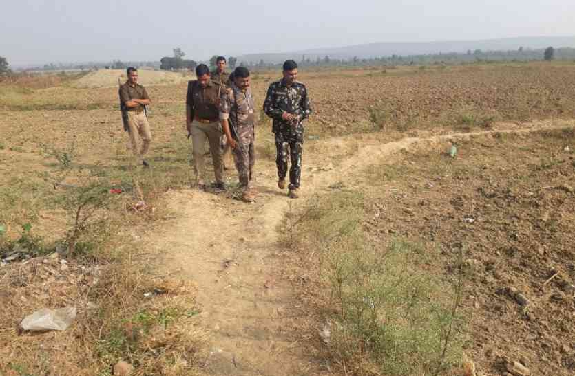 chitrakoot सती अनुसुइया जंगल में पुलिस की कॉम्बिंग, लगातार लोकेशन के बाद भी खाकी के हाथ खाली