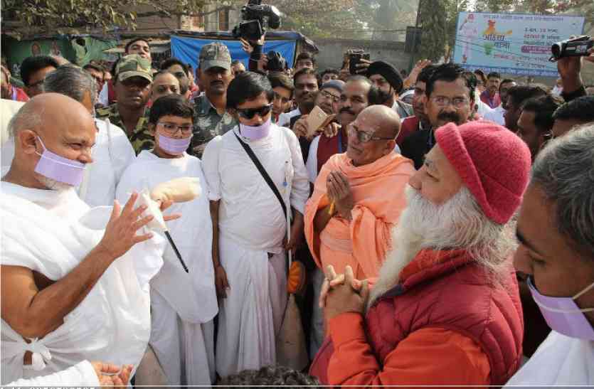 Aachrya mahashramna ओड़िशा की राजधानी भुवनेश्वर में पधारे तेरापंथ केआचार्य महाश्रमण